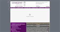 Desktop Screenshot of cenigent.com